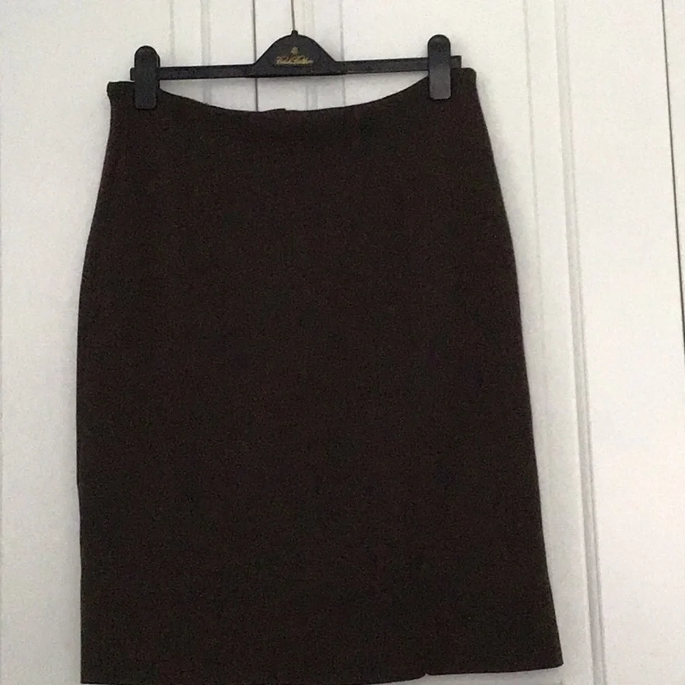 Brooks Brothers Italian Merino shell button down skirt size Large - Picture 2 of 4